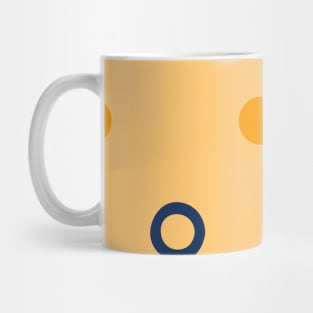 Abstract dots and circle pattern Mug
